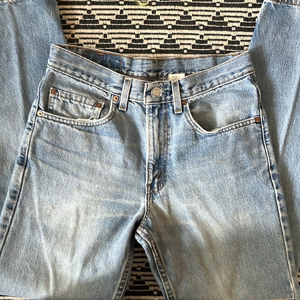 Vintage 90s men’s 31x30 Levi’s 512 slim fit tapered leg - Picture 6 of 8